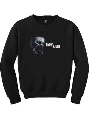 Dying Light Zombi Head Siyah Sweatshirt