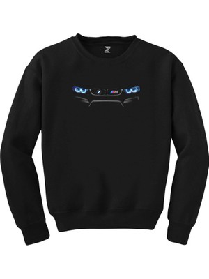 Bmw Series M Power Logo Siyah Sweatshirt