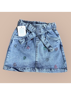 Etek Kot Çocuk Etek Denim