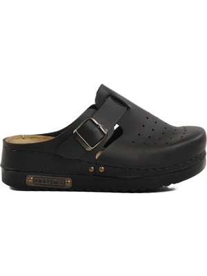 Ayakmod Siyah Anatomik Unisex Sabo Terlik 07-008 G