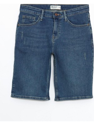Lcw Jeans  Standart Kalıp Erkek Jean Şort