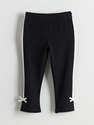 Lcw Kids  Beli Lastikli Fiyonk Detaylı 3/4 Boy Kız Çocuk Tayt