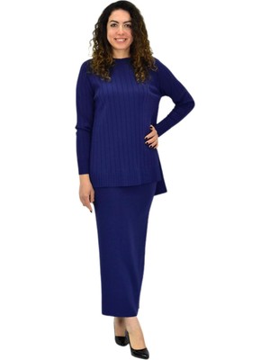 Kadın Merserize Kazak Etek Takım 140286 BGL-ST04077