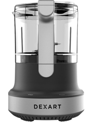Dexart FlyBlade Active Lifting Doğrayıcı 2 Bıçaklı Paslanmaz Çelik Siyah Renkli Plastik Hazneli