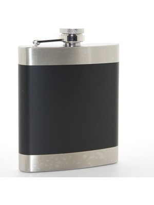 Dervis'İN Paslanmaz Çelik Tekli 7 Oz Matara Siyah