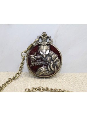 Dervis'İN Spiderman Tasarımlı Köstekli Saat