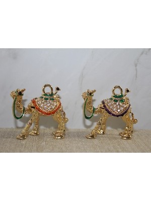 Swarovski Taşlı Minik Figür - Deve