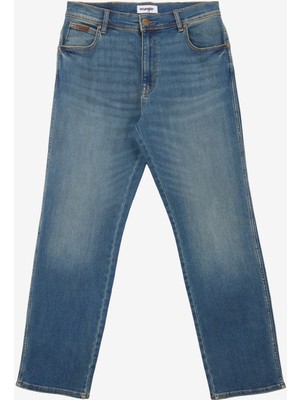 Wrangler Normal Bel Regular Fit Mavi Erkek Denim Pantolon W121064XT Texas Jean Pantolon