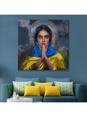 Marsilyan- Dünya Barışı Için Dua Eden Kadın TABLO-5867