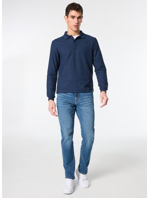 Wrangler Normal Bel Relaxed Erkek Denim Pantolon W12S086318 Texas Slim Denimpantolon