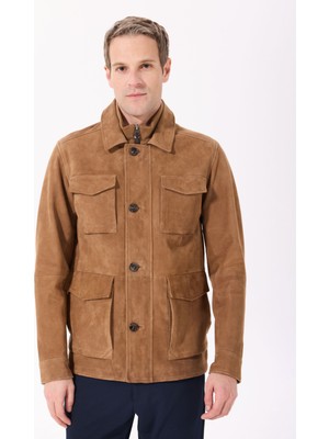 Hackett Deve Tüyü Erkek Deri Mont HM403231