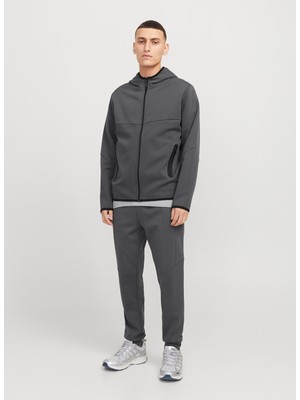 Jack & Jones Dar Açık Gri Erkek Eşofman Altı 12261991_JPSTWILL Fusıon Sweat Pant
