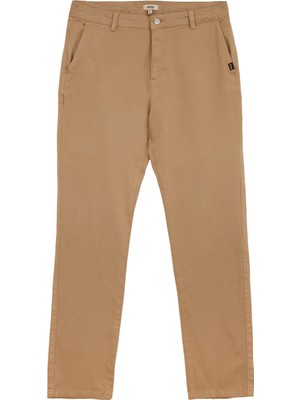 Jeep Normal Bel Düz Paça Basic Koyu Bej Erkek Pantolon J5SM-PNT7224