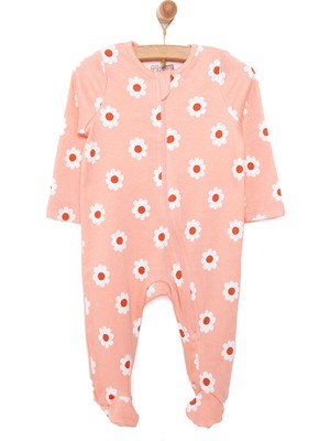 Hellobaby Yenidoğan Kız  Patikli Tulum Kız Bebek