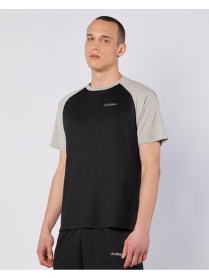 Kuby Tee Erkek Siyah-Gri Regular Fit Tişört