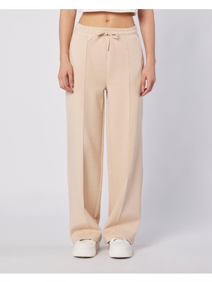 Edna Pant Kadın Bej Regular Fit Eşofman Altı