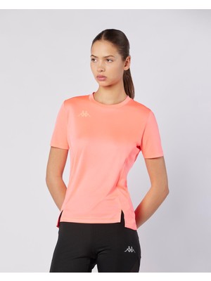 Kappa Run Fines Tur Kadın Kırmızı Regular Fit Atlet L Beden %91 Polyester %9 Elastan
