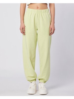 Jendy Pants Kadın Yeşil Comfort Fit Eşofman Altı