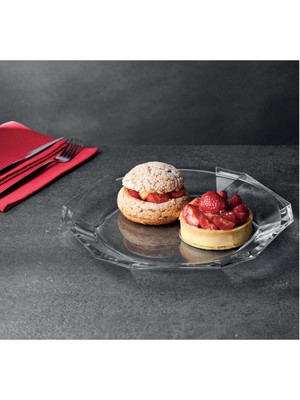 Paşabahçe Reflection Kristal 6 Kişilik Pasta Tabağı 18 cm