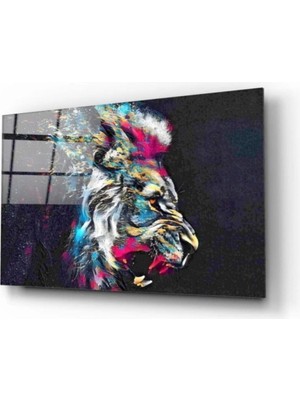 Marsilyan Aslan Cam Tablo