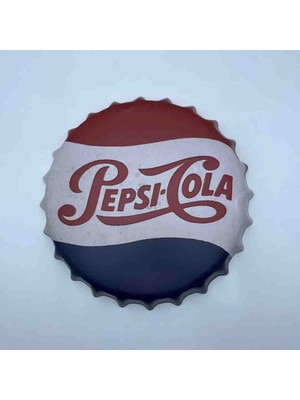 Saturno78 Vintage Pepsi Cola Metal Duvar Dekoru