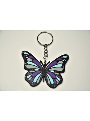 Kelebek Anahtarlık Renkli