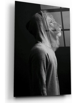 Aslan Cam Tablo