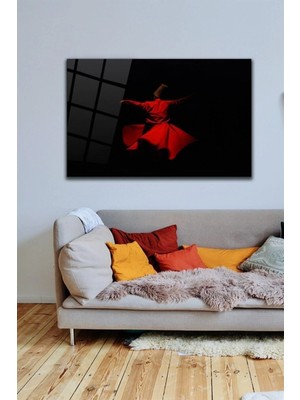 Semazen Cam Tablo Duvar Dekarasyonu,ev Dekorasyon,duvar Tablosu,ev Hediyesi