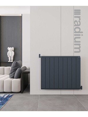 Radium Alüminyum Radyatör 600X500 mm Nilüfer Antrasit