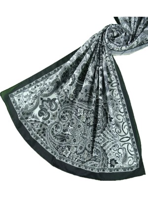 Mim Eşarp ve Şal Etnik Desenli Soft Pamuklu Şal 75X190 cm