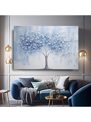 Marsilyan Hayat Ağacı Temalı Sanatsal Cam Tablo