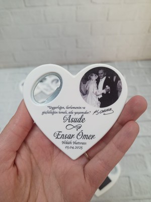 25 Adet Kalp Magnet Açacak Yeni Doğan, Doğum Günü, Sünnet, Nişan, Söz, Düğün Hediyelik