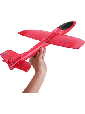 KanatGo Mavi Çocuk Köpük Uçak Oyuncak - El Planörü, Elle Atılan Eğlenceli ve Dayanıklı Uçan Oyuncak Uçak