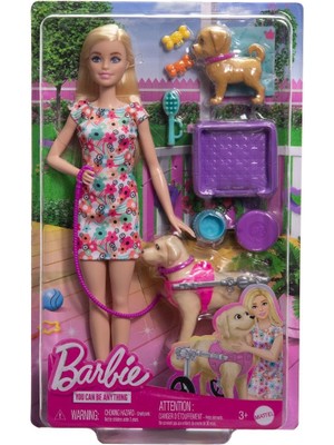 Barbie HTK37 Barbie ve Engelli Köpeği Oyun Seti