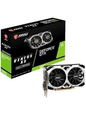 Geforce GTX1650 Directx 12 D6 Ventus Xs Ocv1 4gb 128-BIT Gddr6 Pcı E 3.0 X16 Hdcp Ekran Kartı