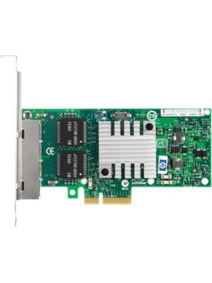 HP NC365T 4-Port Ethernet Server Adapter 8 GB Bellek 1000 MHz Çekirdek Hızı Fanlı Soğutma Bağlantı Çıkışları 593722-B21