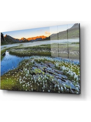 Doğa Manzara Cam Tablo 4mm Dayanıklı Temperli Cam