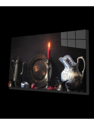 Marsilyan- Objeler Mum Natürmort  Objects Candle Still Life