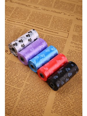 Gampus Evcil Hayvan Kaka Poşeti Kedi Köpek Pati Desenli