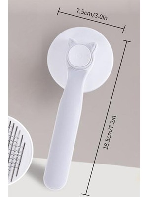 Gampus Dökülen Kırılan Tüyleri Toplamak İçin Profesyonel Kedi Köpek Tüy Tarağı