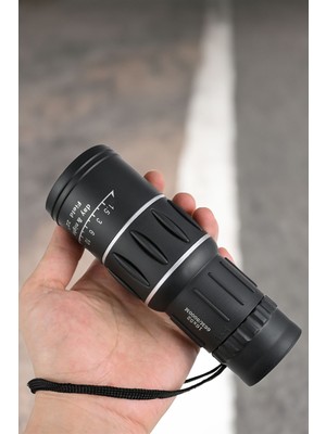 16X52 Optik Lens Monoküler Teleskop Dürbün, Gece Görüşlü Avcılık ve Kamp Dürbünü, Dayanıklı Tasarım