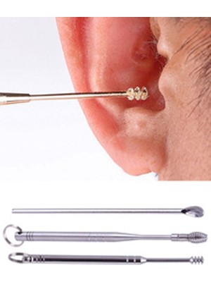 Gampus 6'lı Paslanmaz Çelik Kulak Temizleme Seti