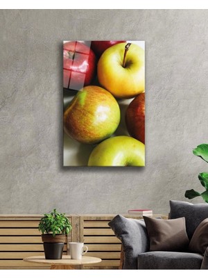 Marsilyan- Elma Cam Tablo Apple