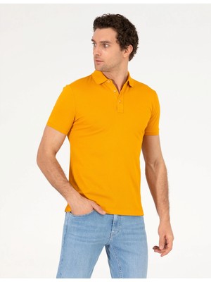Erkek Polo Yaka Slim Fit Basic T-Shirt-Hardal