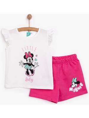 Disney Minnie Mouse Kız Tshirt-Şort Kız Bebek