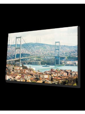 Marsilyan- Istanbul Boğaz Köprü Manzaralı  Cam Tablo