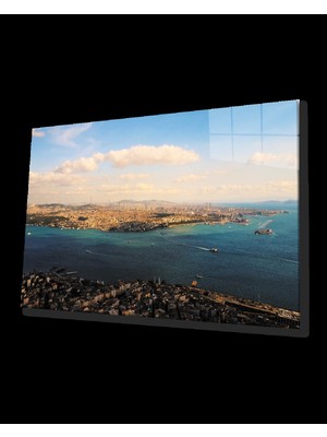 Marsilyan- Istanbul Boğazı Cam Tablo