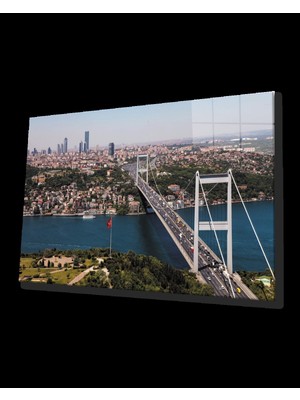 Marsilyan- Istanbul Manzarası Boğaz Köprü Cam Tablo