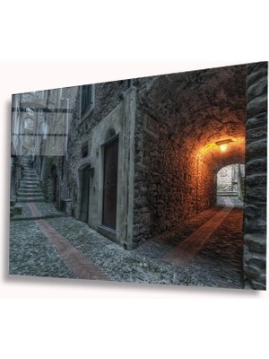 Marsilyan- Tünel Sokak Cam Tablo Old Street