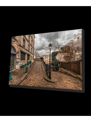Marsilyan- Sokak Cam Tablo Old Town Streets